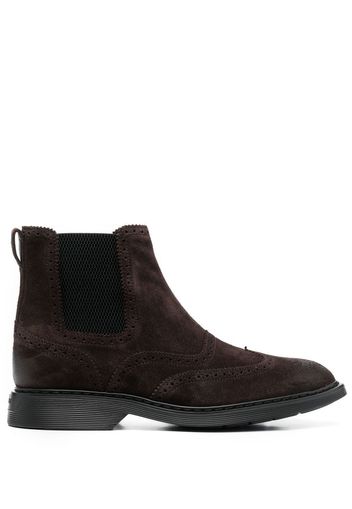 Hogan slip-on Chelsea boots - Marrone