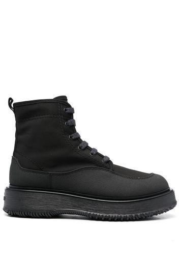 Hogan Untraditional lace-up ankle boots - Nero