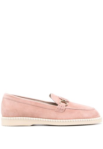 Hogan Deconstructed H642 suede loafers - Rosa
