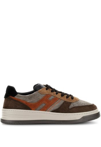 Hogan Sneakers H630 con inserti - Marrone