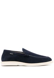 Hogan almond-toe suede loafers - Blu