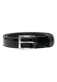 Hogan polished-finish leather belt - Nero