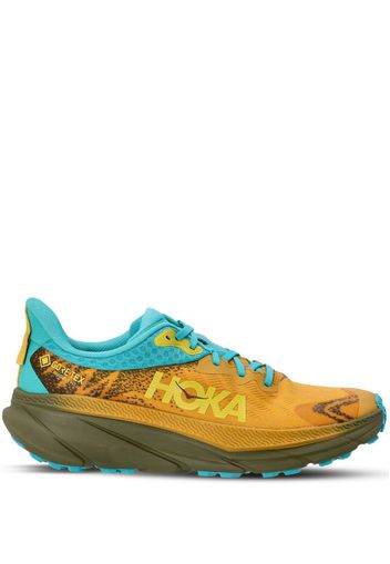 Hoka One One logo-print sneakers - Golden Yellow Avocado