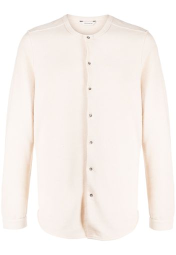 Holzweiler Henley-collar button-down shirt - Toni neutri