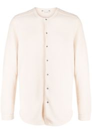 Holzweiler Henley-collar button-down shirt - Toni neutri