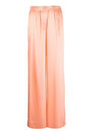 Holzweiler wide-leg silk trousers - Rosa