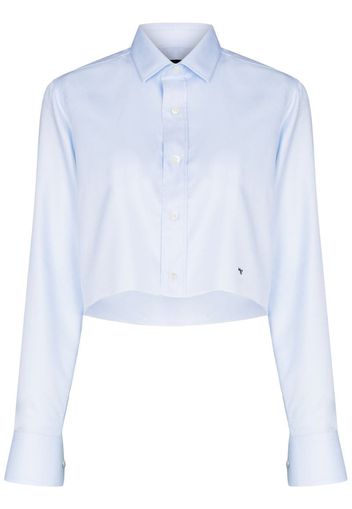 long-sleeve cropped shirt