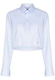 long-sleeve cropped shirt