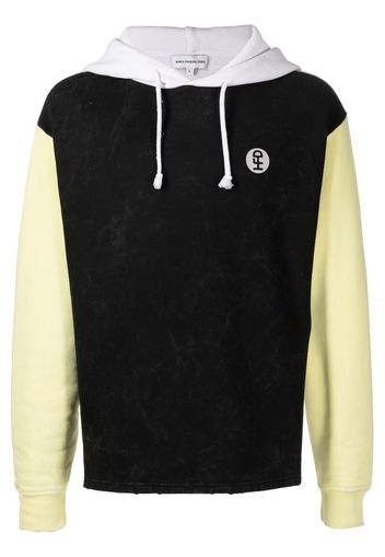 Honey Fucking Dijon photograph-print colour-block hoodie - Nero