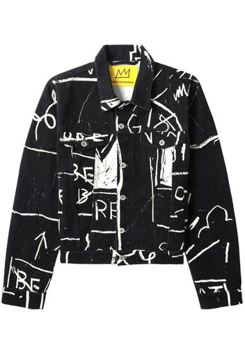 Honey Fucking Dijon graphic-print cotton jacket - Nero