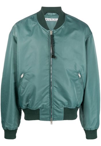 Honey Fucking Dijon logo-print bomber jacket - Verde