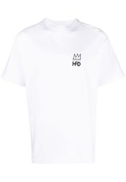 Honey Fucking Dijon x Basquiat logo-print cotton T-shirt - Bianco