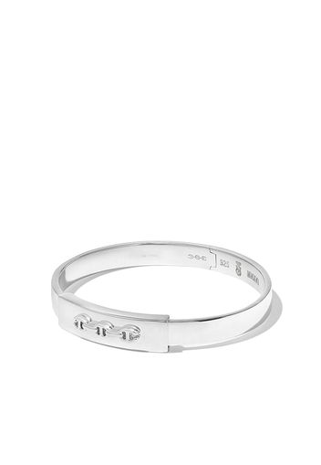 HOORSENBUHS sterling silver Slot cuff bracelet - Argento