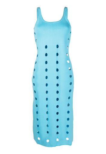 House of Sunny Canopy knitted midi dress - Blu