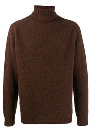 roll-neck knitted jumper