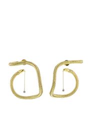 HStern pre-owned yellow gold drop diamond earrings - Oro