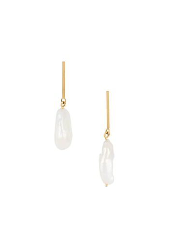 pearl drop earrings