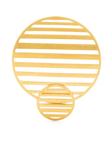 Hsu Jewellery Orecchini Flowing Pattern - Oro