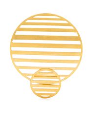 Hsu Jewellery Orecchini Flowing Pattern - Oro