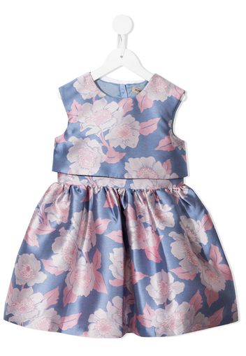 Hucklebones London floral-print sleeveless dress - Blu