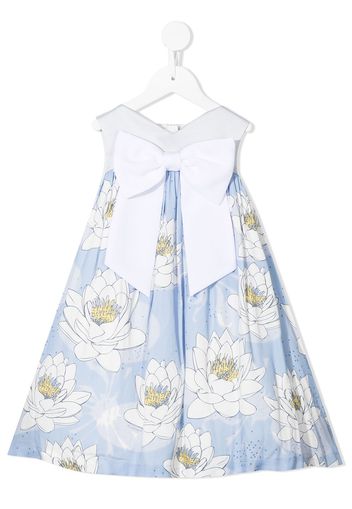 Hucklebones London Abito Sweetheart a fiori - Blu