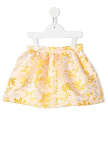 Hucklebones London floral print gathered skirt - Giallo