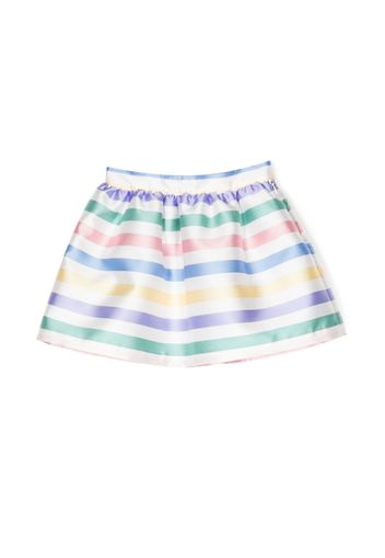 Hucklebones London stripe-pattern flared skirt - Multicolore