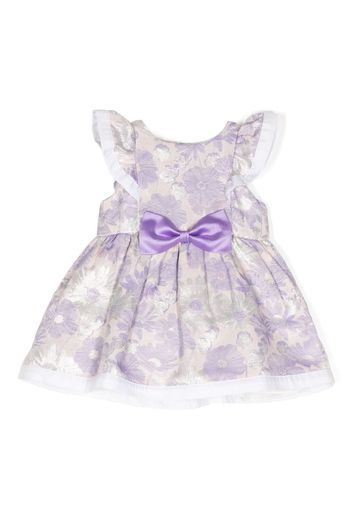 Hucklebones London gathered floral-print dress - Viola