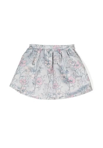 Hucklebones London floral-print pleated skirt - Grigio