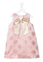 Hucklebones London floral-print bow-detail dress - Rosa