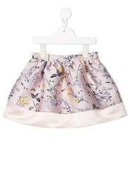 Hucklebones London jacquard tiered skirt - Rosa