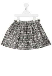 Hucklebones London graphic-print flared skirt - Blu