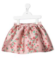 Hucklebones London gathered floral-print skirt - Rosa