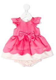 Hucklebones London scalloped bodice dress and bloomers - Rosa