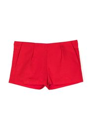 Hucklebones London Bermuda sartoriali con pieghe - Rosso