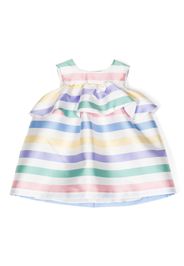 Hucklebones London striped bow-detail dress - Multicolore