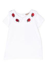 Hucklebones London Blusa con ricamo - Bianco