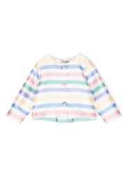 Hucklebones London Giacca a righe con fiocco - Multicolore