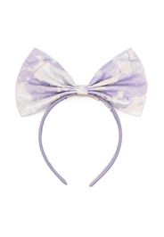 Hucklebones London giant bow head band - Viola