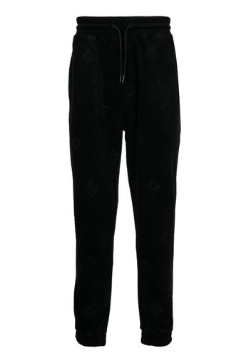 HUGO all-over logo-print track pants - Nero