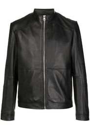 HUGO zipped biker jacket - Nero