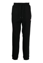 HUGO logo-embroidered track trousers - Nero