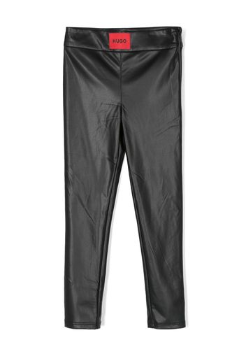 HUGO KIDS Pantaloni dritti con applicazione - Nero