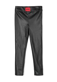 HUGO KIDS Pantaloni dritti con applicazione - Nero