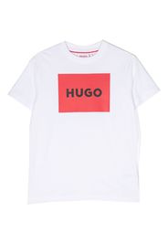 HUGO KIDS T-shirt girocollo con stampa - Bianco