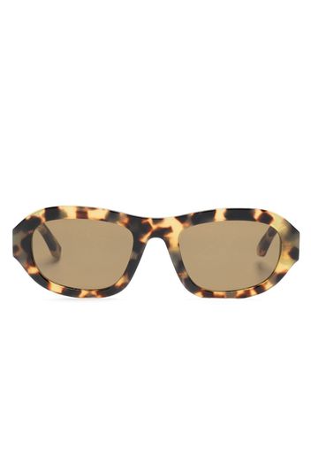 HUMA EYEWEAR Lee tortoiseshell-effect sunglasses - Marrone