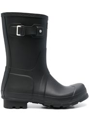 Hunter logo slip-on rain boots - Nero