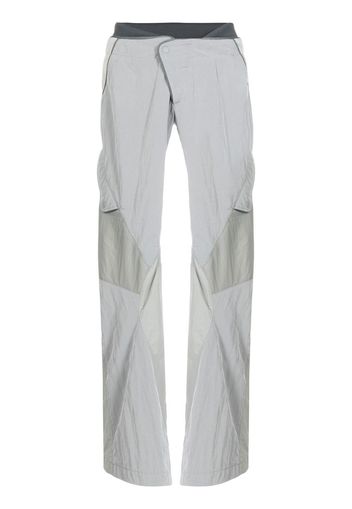 Hyein Seo contrasting paneled cropped trousers - Grigio