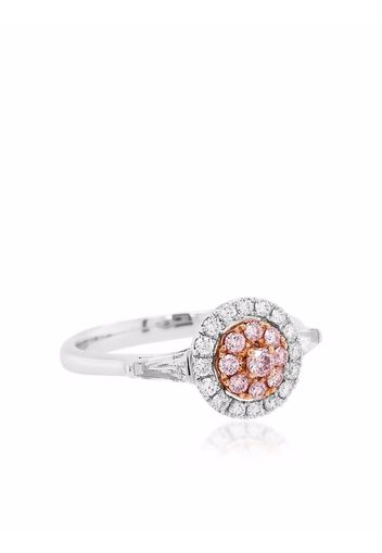 HYT Jewelry Anello di fidanzamento in oro bianco 18kt con diamanti - Argento