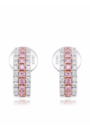 HYT Jewelry 18kt gold Argyle Pink diamond stud earrings - Rosa